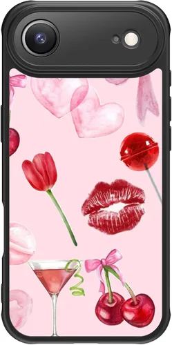 Miniatura 139 de FUNMIKO Funda para iPhone 16 Plus, carga inalámbrica y protección de grado militar, diseño floral moderno para mujeres y niñas, funda antideslizante