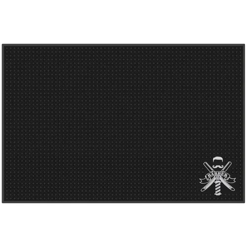 Segbeauty - Alfombrilla de peluquería para cortaútapas, 11.8 x 17.5 pulgadas, antideslizante, flexible, de goma para estaciones, tijeras,