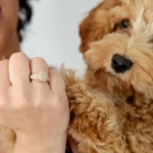 Miniatura 8 de Rinfit Anillos de silicona para mujer, anillos de compromiso o promesa para ella, alianzas de boda de silicona para mujer, pera de silicona