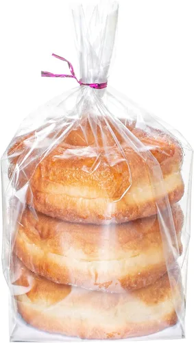 Miniatura 8 de Restaurantware Bolsas de celofán con fondo plano y sellado térmico para sándwiches Bolsas de celofán sellables para alimentos - Bolsa con refuerzo