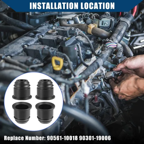 Miniatura 2 de NO.9056110018/9030119006 / Portainyector de combustible con espaciador interior y 4 juntas tóricas para Toyota 4Runner 96-01 para Toyota Tacoma
