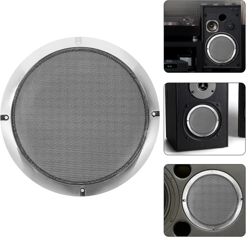 Miniatura 7 de VICASKY Cubierta de parrilla para altavoz de automóvil, red de protección de malla de hierro duradera para fácil instalación, accesorios de audio