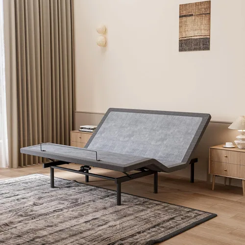 Miniatura 18 de ESHINE Base de cama ajustable + colchón híbrido de 14 pulgadas Twin XL (Suave Medio) - Espuma viscoelástica de gel de lujo, bases de cama