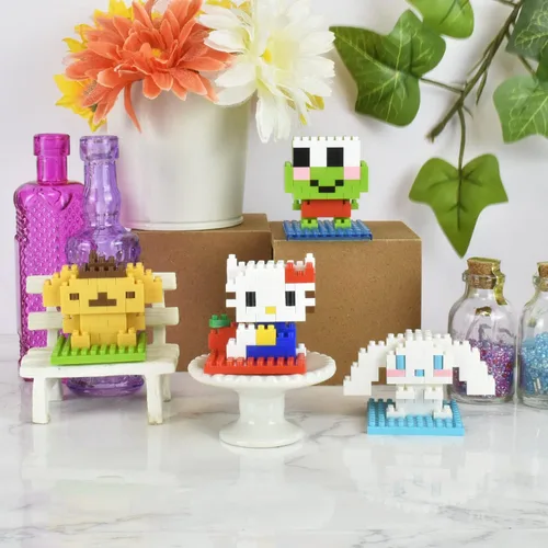 Miniatura 2 de Nanoblock - Sanrio - CinnamoRoll, kit de construcción de la serie de personajes
