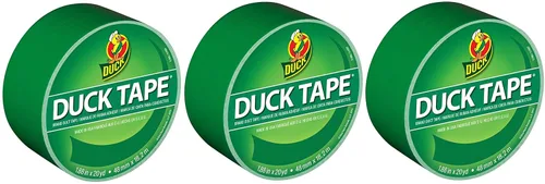 Miniatura 19 de Duck Tape - 283138 cinta adhesiva de color violeta, 1.88 pulgadas x 20 yardas cada rollo, 3 rollos Púrpura