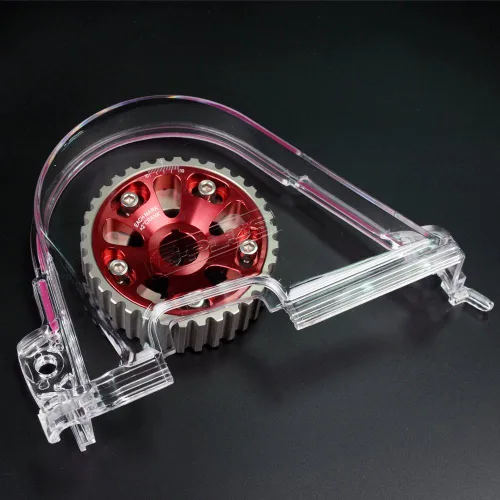 Miniatura 2 de G-PLUS Protector transparente para engranaje de leva y polea de turbo de correa de distribución para Honda Civic D15 D16 EK de 1996-2000