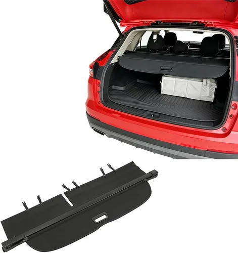 Miniatura 11 de cubierta retráctil para baúl trasero compatible con Nissan Rogue SV S SL 2014-2019 2020, protector de seguridad, pantalla de sombra, cubierta