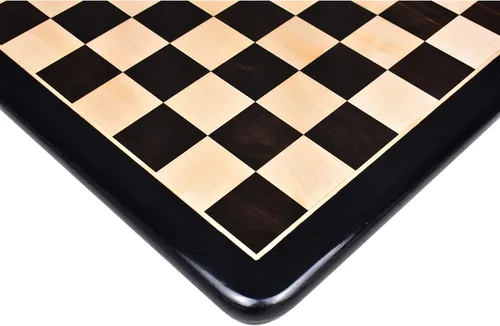 Miniatura 6 de RoyalChessMall - Tablero de ajedrez grande de madera maciza con incrustaciones de 17 pulgadas - Cuadrado de 1.772 in