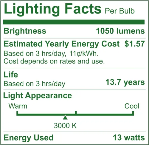Miniatura 6 de Bioluz LED Paquete de 4 Bombillas LED PAR38 Equivalente a 90W Usando 13W 3000K Blanco Suave 1050 Lúmenes Base E26 Bombillas de Luz de Inundación
