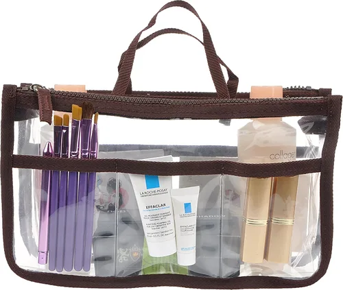 Miniatura 61 de Bolso de mano estilo cartera de Vercord para mujer con organizador incorporado, estampado bien definido, con manijas y cremallera, tamaño 2