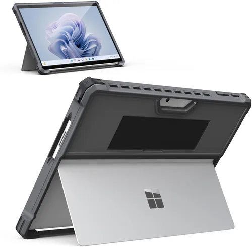 Miniatura 10 de MoKo Funda compatible con Microsoft Surface Pro 11, Surface Pro 10, Surface Pro 9 de 13 pulgadas, funda protectora resistente todo en uno con correa