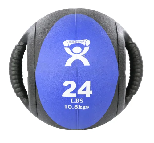 Miniatura 2 de CanDo Bolas medicinales de doble asa, juego de 5, 6 30 libras