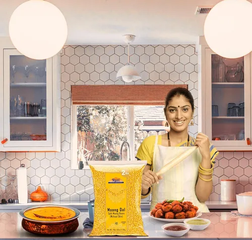 Miniatura 6 de Rani Moong Dal (frijoles mungos divididos sin piel) Lentejas indias 32 onzas (2 libras) 32.03 oz ~ Todo natural Apto para gluten Sin OMG