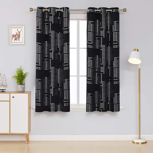 Miniatura 20 de Deconovo - Cortinas opacas para oscurecer la habitación, con aislamiento térmico, cortinas con ojales