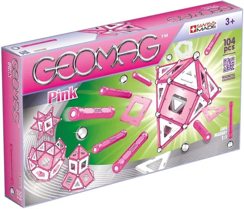 Miniatura 16 de Geomag Paneles, rosa (22 piezas)