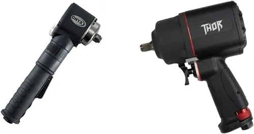 Astro Pneumatic Tool 1832 ONYX Llave de impacto nano angular de 1/2 pulgada - 415 pies/lb y Astro Tools 1894 ONYX 1/2" "THOR Llave de impacto
