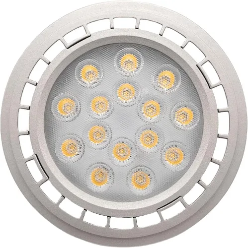 Miniatura 5 de QLEE Bombilla LED AR111 reflector G53 Spot Light 15W 30 ° Beam ángulo de visión blanco cálido 3000 k SMD 15LEDs AC DC 12V Spotlight Track Light