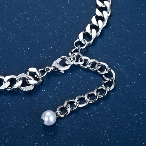 Miniatura 6 de LILIE&WHITE Collar de cadena de oro para mujer, cadena de serpiente, collar de espiga de oro, gargantilla de oro, collares de moda, regalo