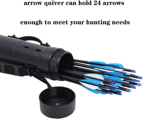 Miniatura 4 de Arrow Holder Archery Back Arrow Carcaj, Arco portátil y Arrow Carcaj, almacenamiento de flechas retráctil y portátil, diagonalmente a través de un