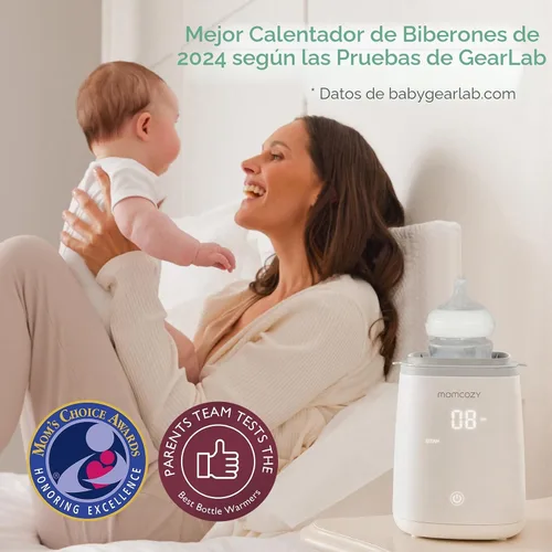 Miniatura 9 de Momcozy Calentador de Biberones, Calentadores de Biberones Rápidos para Todos los Biberones con Temporizador, Control Preciso de Temperatura