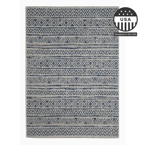 Miniatura 3 de FH Home Alfombra plana tejida para exteriores, impermeable, fácil de limpiar, resistente a las manchas, hilo de polipropileno de alta calidad