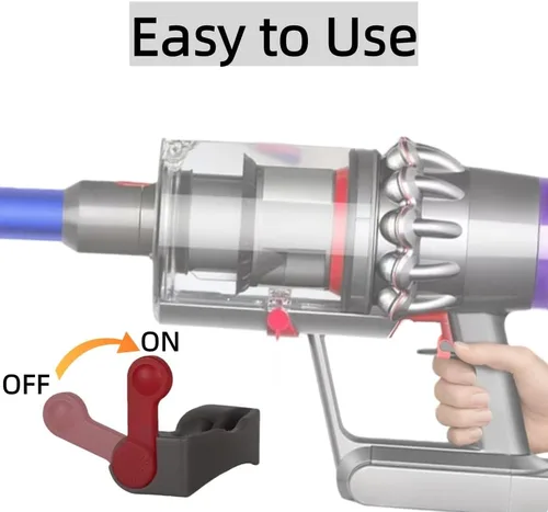 Miniatura 2 de Paquete de 2 abrazaderas de control de encendido/apagado con botón de encendido, bloqueo de gatillo compatible con Dyson V6 V7 V8 V10 V11 V15