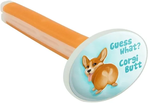GRAPHICS & MORE Corgi Butt Funny Joke - Ambientador de coche Clip de ventilación - Aroma a flor de cítricos