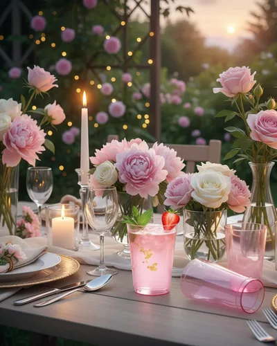 Miniatura 2 de bUCLA 100 vasos de plástico rosa de 12 onzas – Vasos desechables de alta calidad irrompibles de color rosa – Ideal para bodas, fiestas y día de San