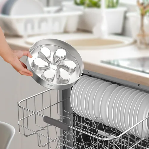 Miniatura 6 de Tazón de alimentación lenta para perros, 3.5 tazas para razas grandes, cuencos de acero inoxidable 304 de grado alimenticio con base antideslizante