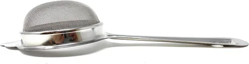 Miniatura 3 de Colador de acero inoxidable, tamiz de drenaje, utensilios de cocina perfectos para té, sopa de lentejas y jugo de ~ 3 pulgadas, por la marca Rani