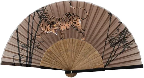 Miniatura 8 de Terra Distribution Abanico Plegable [Importación de Japón] Abanicos de Mano para Mujer Plegables, Abanico Japonés, Diseño Único, Bambú Hecho a Mano