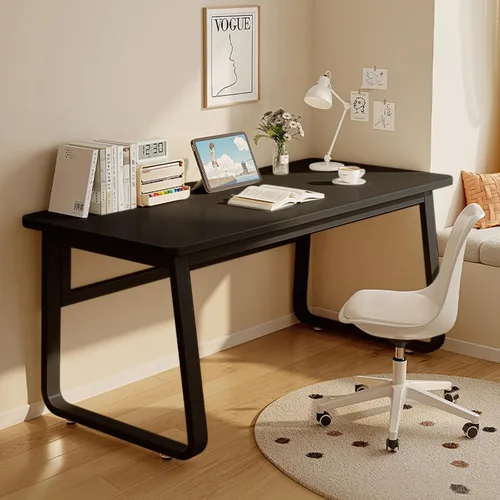 Miniatura 7 de Escritorio Moderno de 55 Pulgadas, Mesa de Computadora de Estilo Simple, Escritorio de Oficina para Escribir, Mesa de Oficina Industrial Blanco