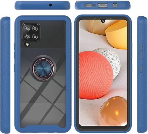 Miniatura 16 de Funda compatible con Xiaomi Poco M5s 4G, compatible con Redmi Note 10 4G / Note 10S 4G / Note 11 SE (India), funda para teléfono 3 en 1, color azul