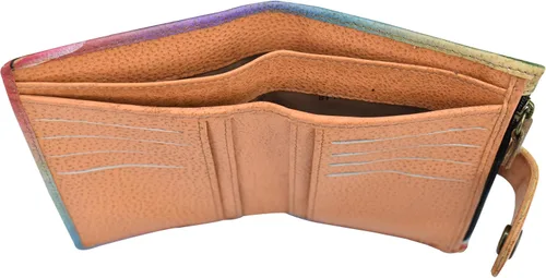 Miniatura 30 de Anna by Anuschka Cartera de mujer pintada a mano de cuero genuino para mujer