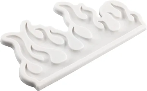 Miniatura 7 de Moldes de silicona para decoración de pasteles de fuego, moldes de silicona para decoración de cupcakes, decoración de pasteles, caramelo, pasta