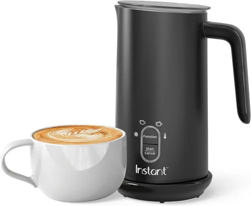 Espumador de leche Instant Pot, vaporizador eléctrico 4 en 1, fabricante de espuma caliente y fría automática de 10 oz/295 ml y calentador de leche
