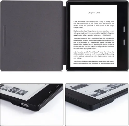 Miniatura 5 de Funda suave para Kindle Oasis (10ª generación, versión 2019 y 9ª generación, versión 2017) – Funda protectora delgada y ligera con apagado