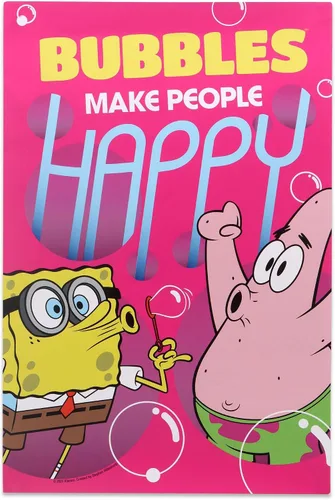 Miniatura 11 de Nickelodeon Bob Esponja Pantalones Cuadrados Krabby Patty - Decoración de pared de madera enmarcada - Divertido arte de pared de Bob Esponja