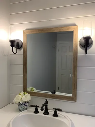 Miniatura 5 de PERMO Aplique industrial vintage negro con pantalla cilíndrica de vidrio transparente de 3.1 pulgadas, lámpara de montaje en pared para sala