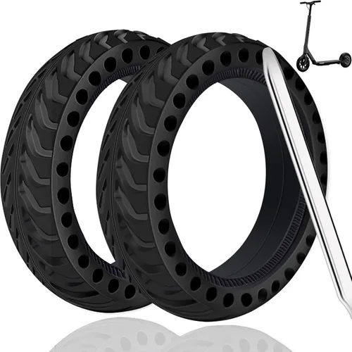 Paquete de 2 neumáticos sólidos, ruedas eléctricas de scooter de 8.5 pulgadas para Xiaomi M365 Gotrax/gxl V2/XR, accesorios de scooter de 8 1/2