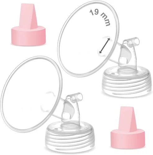 Miniatura 12 de 2X 17 mm Maymom Piezas de bomba de cuello ancho Compatibles con bombas Spectra S1/S2; Incluye bridas de boca ancha; No es una brida original