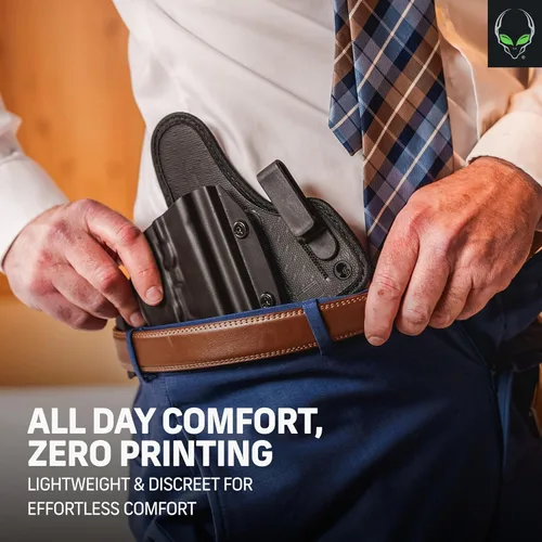 Miniatura 3 de Alien Gear Cloak Tuck 3.5 IWB - Funda para arma de uso diario cómoda - Ajuste personalizado - Perfil elegante y duradero - Para mano derecha