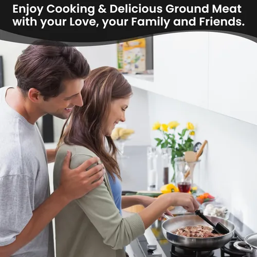 Miniatura 7 de CUNSENR Picador de carne de alta calidad, herramienta trituradora de carne molida de 5 cuchillas curvas, trituradora de carne de nailon resistente