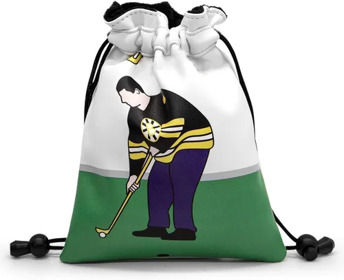 montela golf Bolsa para objetos de valor, Bolsa para bolsa de golf con cordones Bolsa para tees de golf de cuero Bolsas para tees de golf para