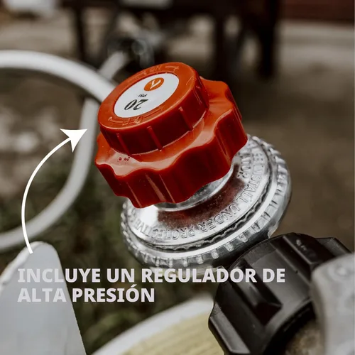 Miniatura 6 de GasOne B-5200K Cocina para Exteriores con Manguera Trenzada de Acero de Alta Presión Quemador de Propano Estufa de Campamento Negro