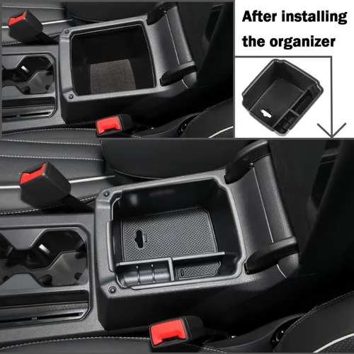 Miniatura 3 de TACORBO Organizador de Consola Central Compatible con Taos 2022 2023 2024 y Tiguan 2018 2019 2020 2021 2022 2023 2024 Accesorios Caja