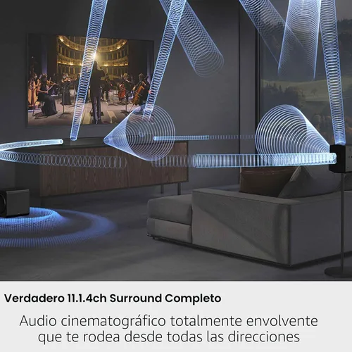 Miniatura 3 de Samsung HWQ990F Barra de sonido de 11.1.4 canales serie Q con subwoofer y altavoces traseros