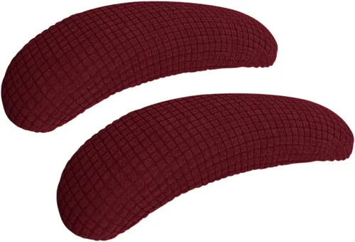 Miniatura 24 de Forcheer - Fundas elásticas para reposabrazos de silla de oficina, resistentes al agua, de Spandex y Jacquard, para sillas de oficina y computadora