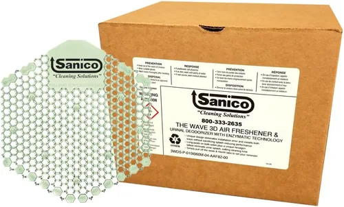 Herbal Mint - Ambientador de aire y pantalla desodorante de orina para 30 días con tecnología enzimática, 10 por caja