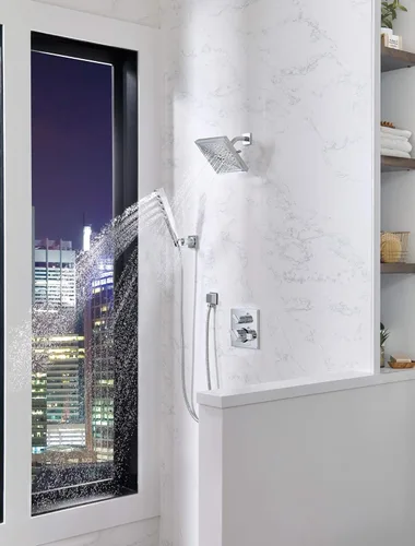Miniatura 7 de Delta Faucet Ara 17 Series - Kit de moldura de válvula desviadora integrada de 6 ajustes, kit de moldura de válvula desviadora cromada, kit de Cromo